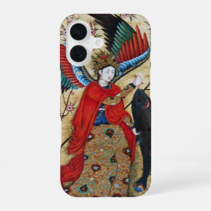 COQUE iPhone 16 ARCHANGE RAPHAËL ET POISSON PARCHEMIN