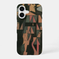 Arlequin par Juan Gris, Art Cubisme Vintage