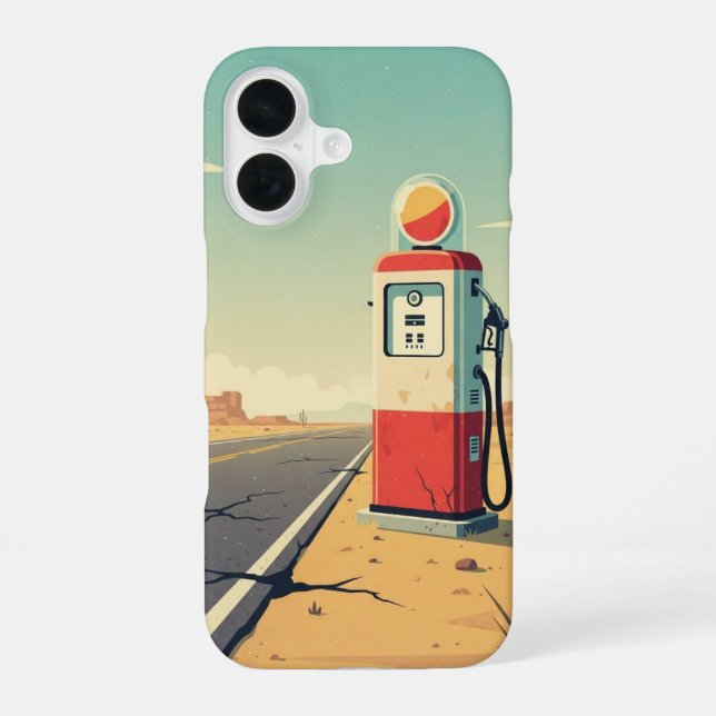 Coque iPhone 16 Arrêt de pompe unique (Verso)