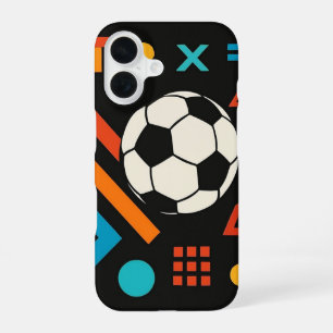 Coque iPhone 16 Art du football moderne