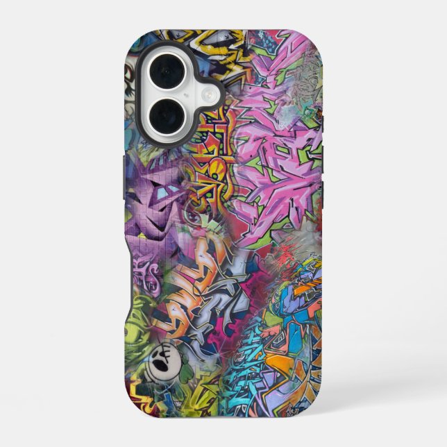 Coque iPhone 16 art graffiti (Verso)