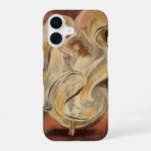 Coque iPhone 16 Art Nouveau vintage, La Loie Fuller danseuse moder