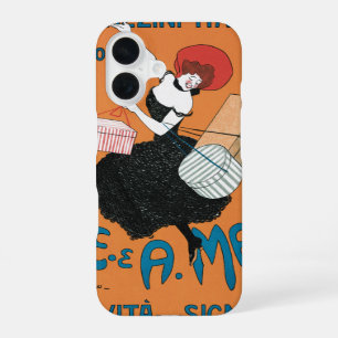 Coque iPhone 16 Art vintage Nouveau Magazzini Italiani par Capiell