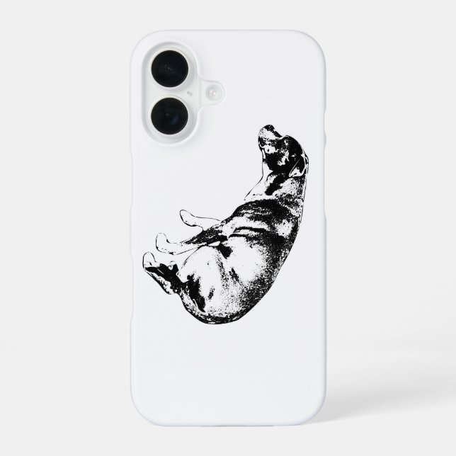 Coque iPhone 16 Assis avec force, style d'automne (Verso)