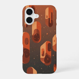 Coque iPhone 16 Astéroïdes Flottants Vintage