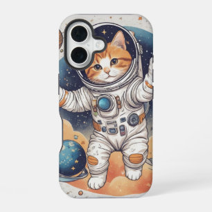 Coque iPhone 16 ✨ Astronaut Sweat - shirt à capuche fille