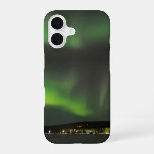 Coque iPhone 16 Aurore boréale dans le ciel étui iPhone