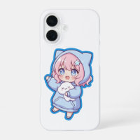 Autocollant de fille anime mignonne Kawaii