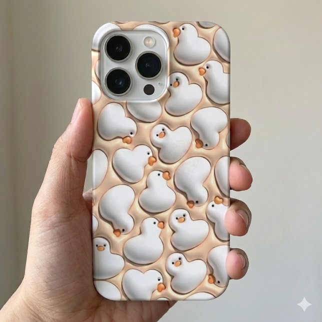Coque iPhone 16 Autocollant pour fond d'iPhone mignon (Créateur téléchargé)