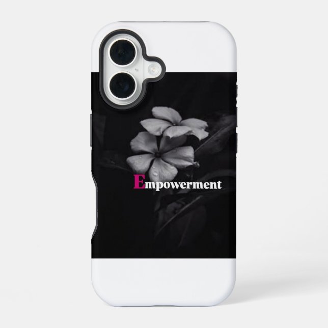 Coque iPhone 16 Autonomisation conception de couverture téléphoniq (Verso)