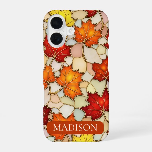Coque iPhone 16 Autumn Maple Leaf  (Verso)