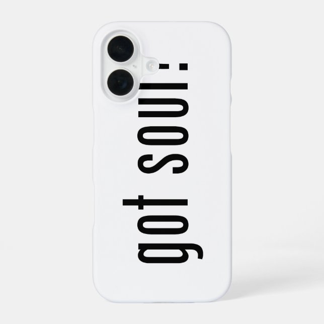 Coque iPhone 16 avez-vous de l'âme? (Verso)