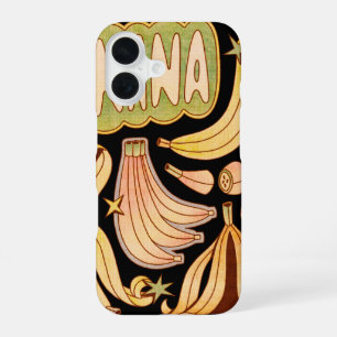 Coque iPhone 16 Banane / Illustration de banane