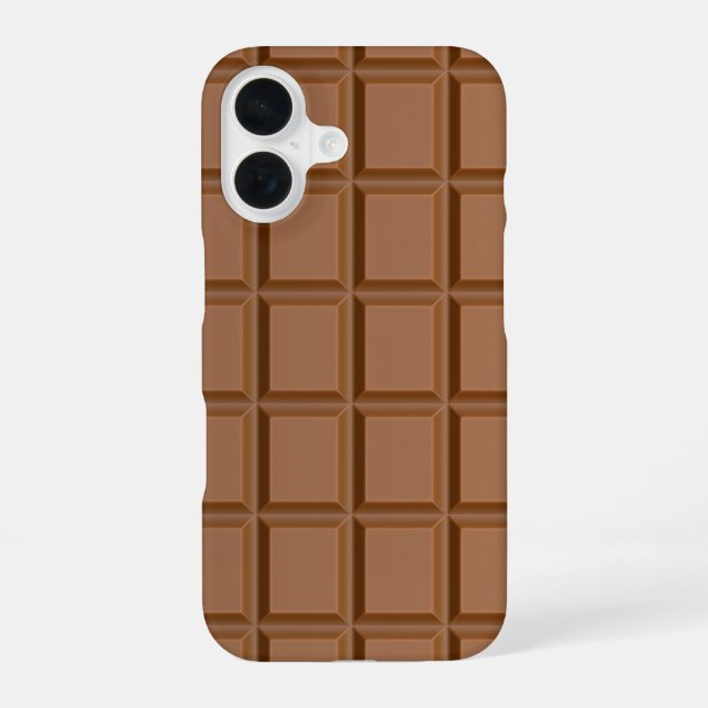 Coque iPhone 16 Barre de chocolat (Verso)