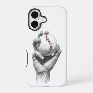 Coque iPhone 16 Baseball Minimaliste