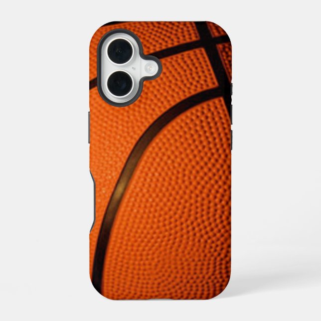Coque iPhone 16 Basket-ball (Verso)