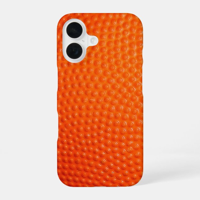 Coque iPhone 16 Basketball de style unique (Verso)