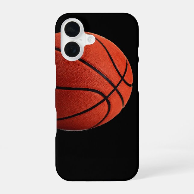Coque iPhone 16 Basketball de style unique (Verso)
