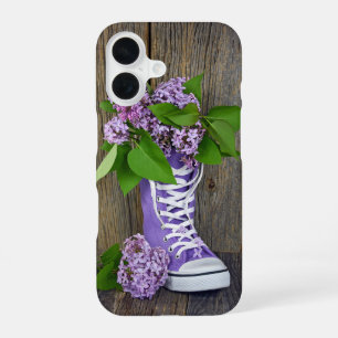 Coque iPhone 16 Baskets Lilac