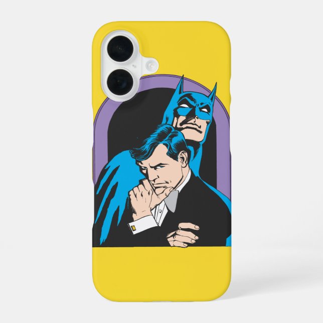 Coque iPhone 16 Batman/Bruce (Verso)