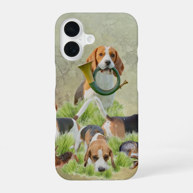 Coque iPhone 16 Beagle (Verso)