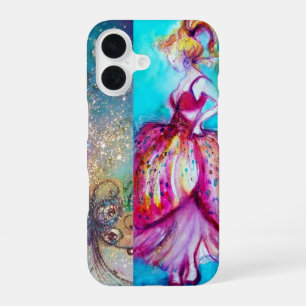 Coque iPhone 16 BEAUTÉ EN ROSE / Plante papillon magique