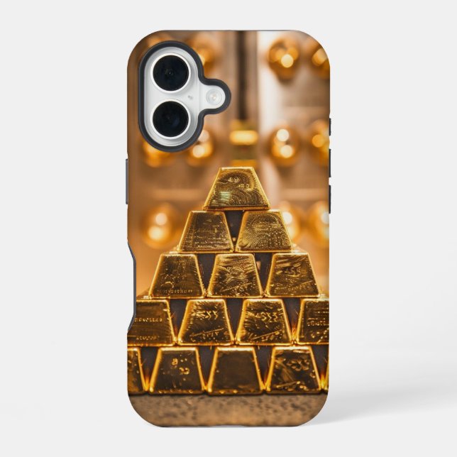 Coque iPhone 16 Bébé en or (Verso)