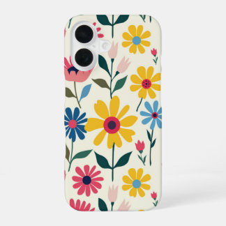 Coque iPhone 16 Bébé Fleur