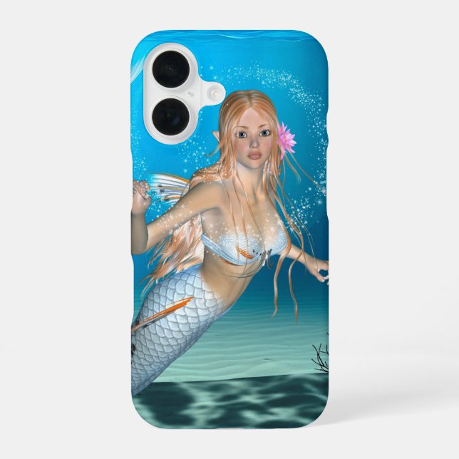 Coque iPhone 16 Belle Sirène (Verso)