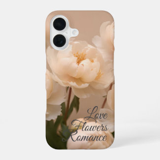 Coque iPhone 16 Belles fleurs romantiques photo pour elle