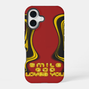Coque iPhone 16 Bénédiction d'en haut L'amour de Dieu Art spirit
