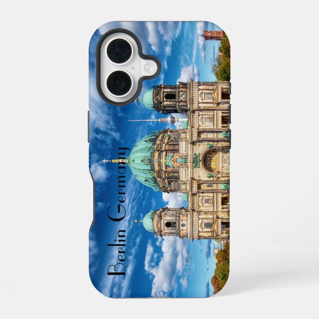 Coque iPhone 16 Berlin Allemagne (Verso)