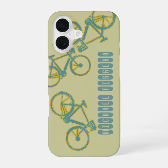 Coque iPhone 16 bicycle (Verso)