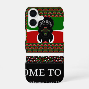 Coque iPhone 16 Bienvenue au Kenya Magique : Hakuna Matata