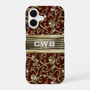 Coque iPhone 16 Blague Monogramme Lorounrd