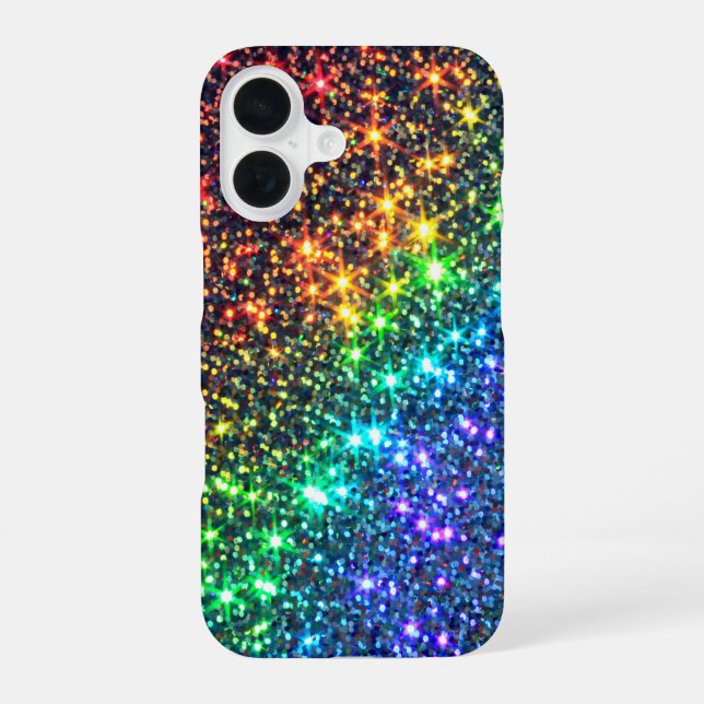 Coque iPhone 16 Bling coloré (Verso)