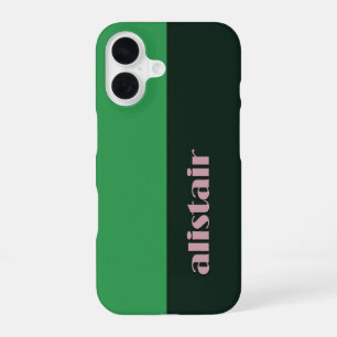 Coque iPhone 16 Bloc de couleurs avec personnalisation