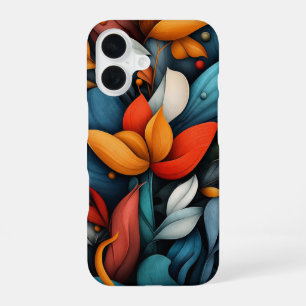 Coque iPhone 16 Bloom saphir