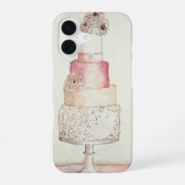 Coque iPhone 16 Boîte à gâteau (Verso)