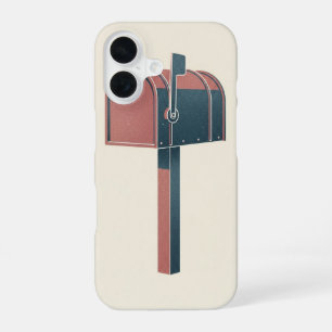 Coque iPhone 16 Boîte aux lettres rétro courbe