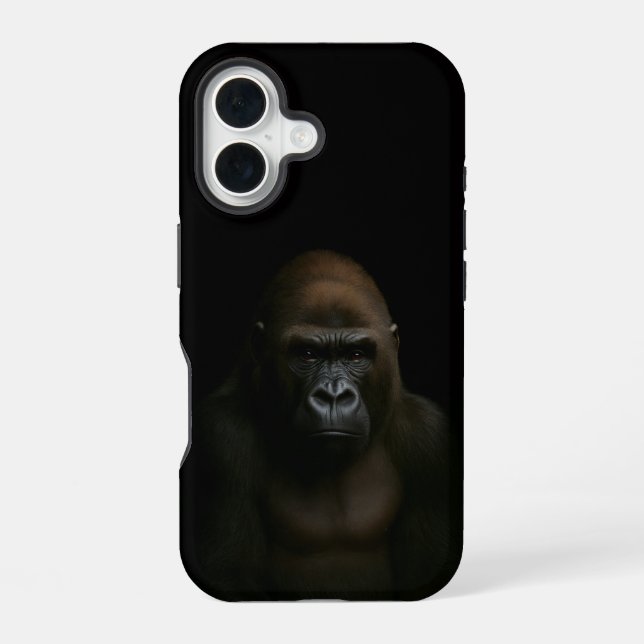 Coque iPhone 16 Boîtier Case-Mate iPhone 16 Black 4 Luxe Gorille (Verso)