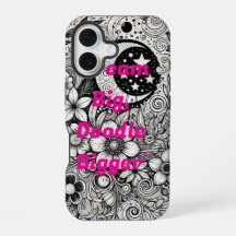 Boîtier de téléphone créatif Doodle Art - Unique M