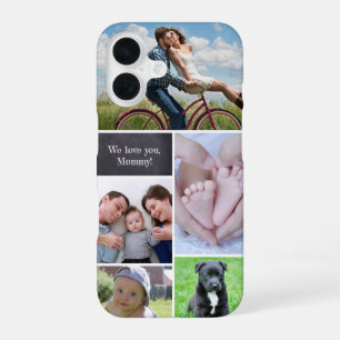 Coque iPhone 16 Boîtier de téléphone de collage photo personnalisé