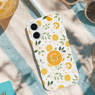 Coque iPhone 16 Boîtier de téléphone iPhone à motif été monogramme