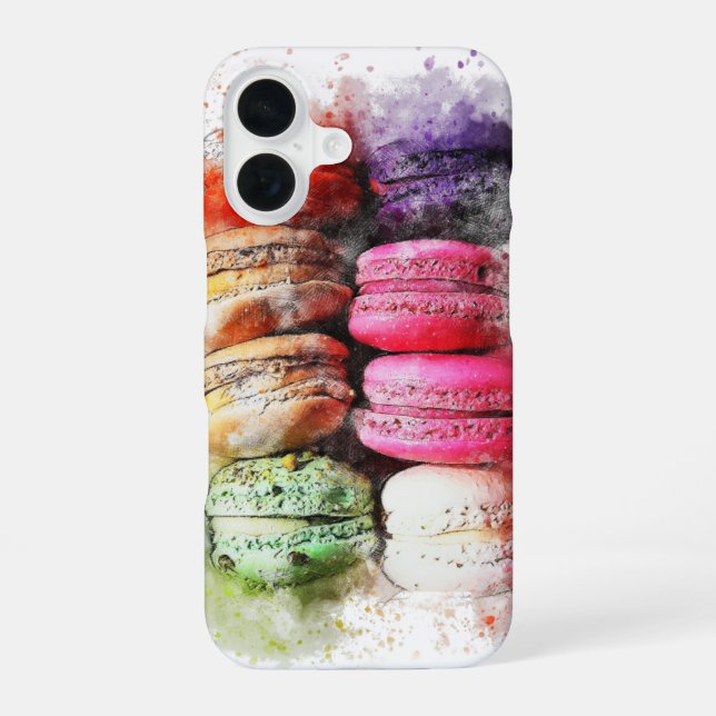 Coque iPhone 16 Boîtier de téléphone Macaron (Verso)