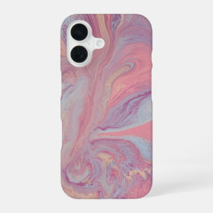 Coque iPhone 16 Boîtier de téléphone rose et lavande