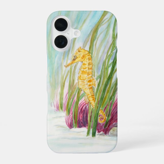 Coque iPhone 16 Boîtier de téléphone Seahorse / couvercle (Verso)