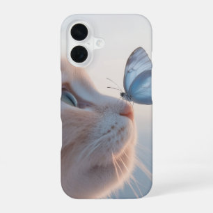Coque iPhone 16 Boîtier de téléphone transparent pour chat et papi