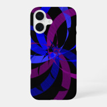 Boîtier iPhone 16 à motif géométrique mélange de b