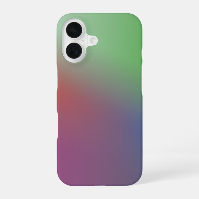 Coque iPhone 16 Boîtier iPhone 16 multicolore d'automne. (Verso)